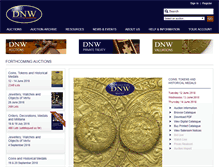 Tablet Screenshot of dnw.co.uk